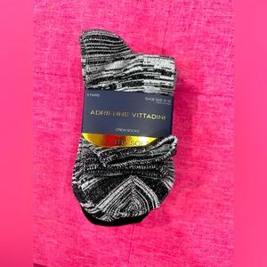 adrienne vittadini women’s crew socks 5 pairs size 5-10